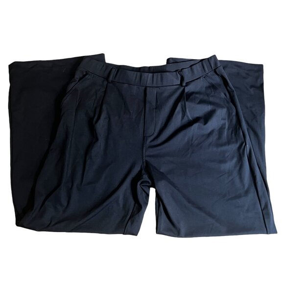 Halara High Waisted Plicated Pocket Straight Leg Work Pants Sz Medium Tall Women - Picture 3 of 11